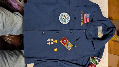 Bsa blue uniform shirt size - uniform,
