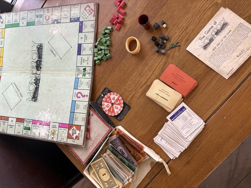 Vintage monopoly board game - monopoly,