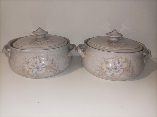 Denby tasmin covered lidded - 2x,