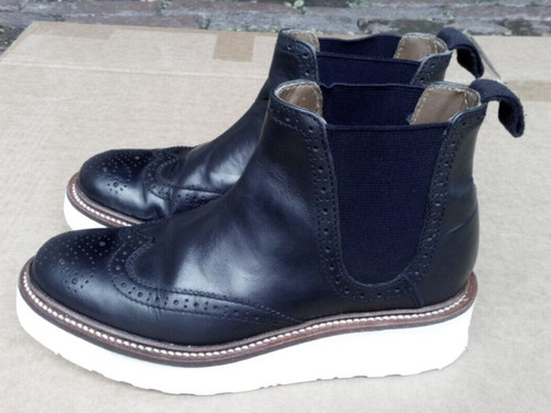 Grenson womens black leather - grenson,
