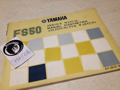 Yamaha fs50 fizzy 474 - fizzy, workshop