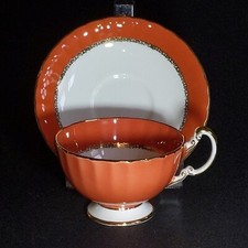 AYNSLEY FRUIT RED TEA CUP &