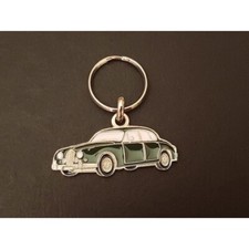 Jaguar Mark 2, 240, 340, 3.8 Sedan Profile Keychain. Daimler 2.5 V8 250 (Green)