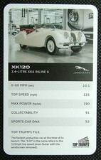 1 x info card Jaguar car XK120