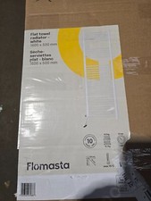 FLOMASTA 1600MM X 500MM 2409BTU WHITE FLAT TOWEL RADIATOR (847)