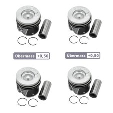 4x Pistons +0.50mm for Hyundai Kia 1.6 CRDi 130053000221 NE