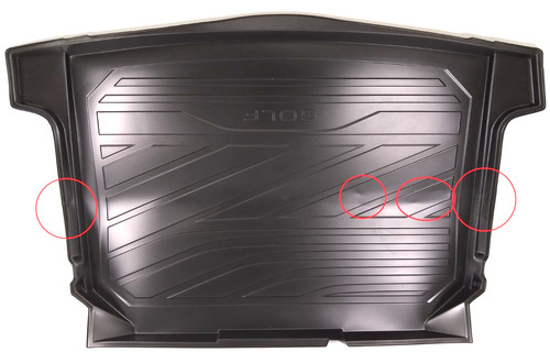 Golf mk8 plastic boot - boot, mat