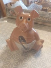 natwest pigs Woody Baby Pig with original stopper (107)