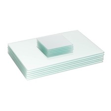 12pc White 30cm x 20cm Glass