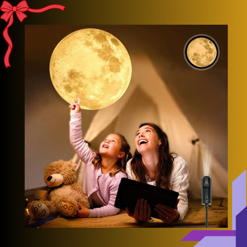 Moon projection lamp usb light - lamp,