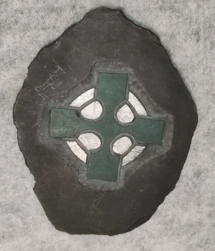 Reg beach welsh slate carving - beach,