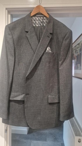 Men charcoal suit inch - charcoal,