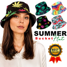 Bucket Hat Mens Womens Cotton