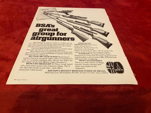 Pgun7 advert 11x8 bsa air - 11x8,