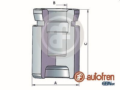 New piston brake caliper - piston,,