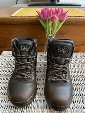 Lomer Professional Vintage Handmade Brown Leather Sympatex Walking Boots UK 5