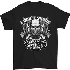 I Dont Snore Driving My Lorry Driver Mens T-Shirt 100% Cotton