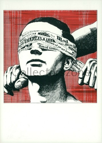 1980s political postcard - 1980s,