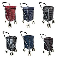 4 & 6 WHEEL SHOPPING TROLLEY
