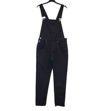 Boohoo Blue Dungarees Black