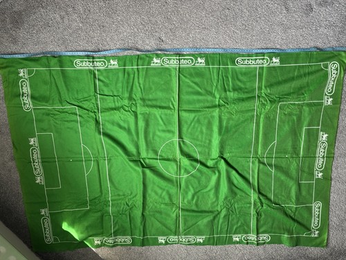 Subbuteo green football pitch - subbuteo,