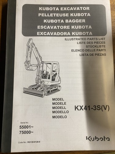 Kubota kx41 illustrated - kx41-3s,