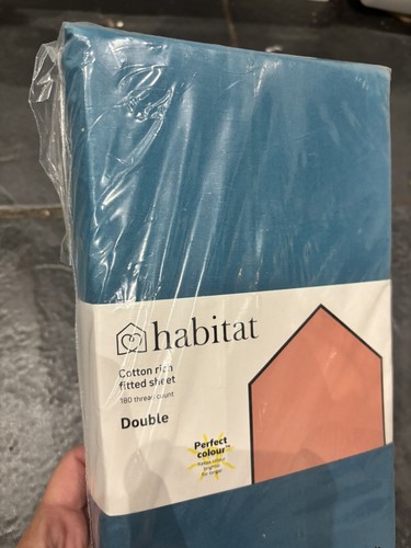 Habitat turquoise blue - , cotton