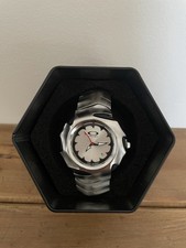 Oakley Blade Watch Silver Dial Vintage 2000s