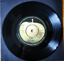 JOHN LENNON - IMAGINE - 7"  VINYL - 1971 - 45rpm - EX - Repro Apple Sleeve