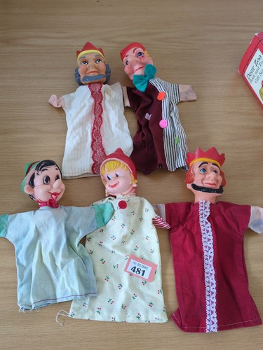 Hand puppets plush - 5x, /plush