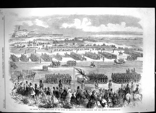 Antique print 1860 - antique,