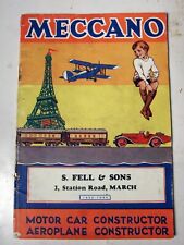 1933  Catalogue for Hornby O gauge and Meccano items