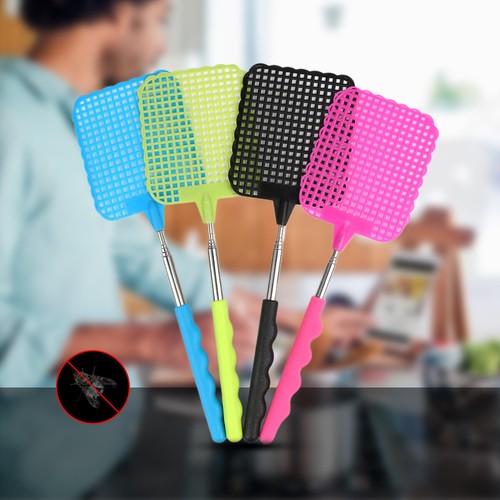 Fly swatter telescopic long - fly,