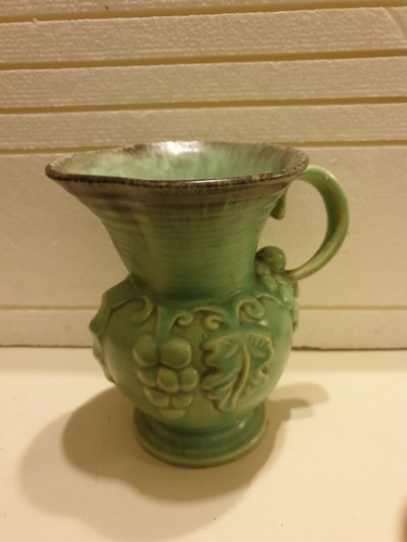Vintage german pottery jug - vintage,