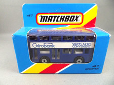MATCHBOX SUPERFAST MB17 LONDON BUS GIRO BANK MIB SEALED CHINA 1981