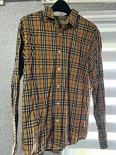 Burberry men check cotton - burberry,