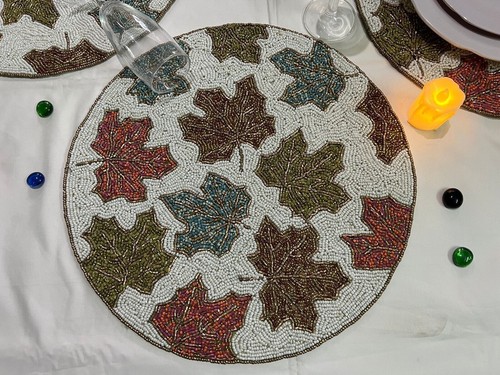 Maple leaves beads - maple,