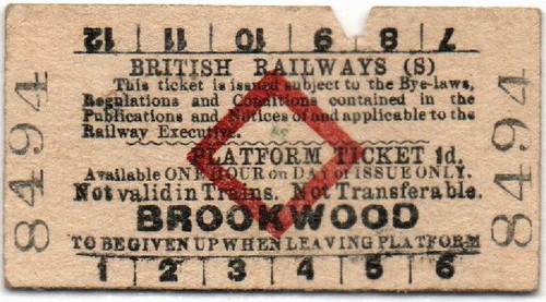 Railway platform ticket - railway,