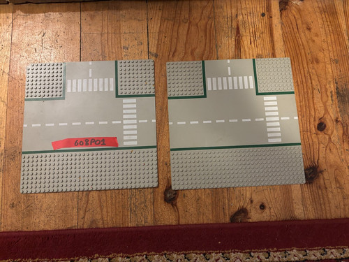 Lego road baseplate printed - road,