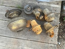 old brass oil lamp inserts for parts