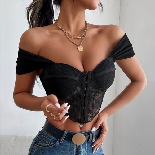 Stunning black lace balconette - black,