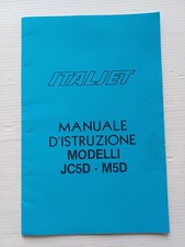 Italjet 50 JC5D -M5D Mini Cross 1982 Original Maintenance Use Manual ITALIAN