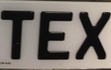 Terry Private Number  Plate  Cherished TEX  Terry Tez Tes  Tel All Fees Paid