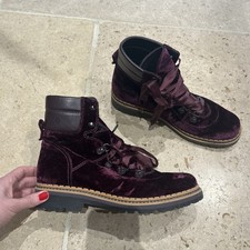 Sam Edelman Plum Velvet Hiking