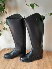 Rhinegold Olympic Long leather Riding Boots extra wide size 6 practically unused