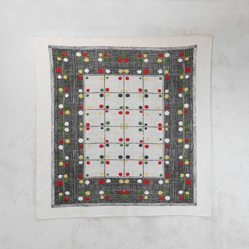 Mid century tablecloth - tablecloth, fabric