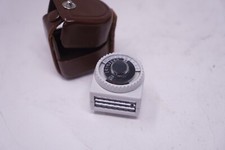 Vintage Voigtlander Meter White Shoe-mount Light meter with case