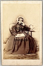 CDV LADY LONG RIBBON BONNET