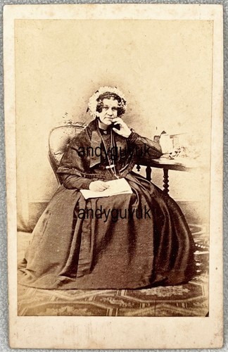 Cdv lady long ribbon - lady,