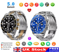 Smart Watch For  Men Bluetooth Call Blood Pressure Heart Rate Fitness Tracker UK